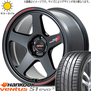 XV フォレスター レガシィ 225/55R18 ハンコック K127 MID RMP TR50 18インチ 7.5J +48 5H100P サマータイヤ ホイール 4本SET