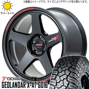 アクアクロスオーバー 185/60R16 Y/H ジオランダー X-AT G016 MID RMP TR50 16インチ 6.0J +45 4H100P サマータイヤ ホイール 4本SET