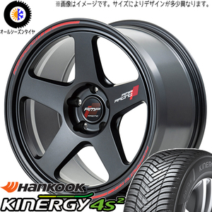 86 スバル BRZ 225/40R18 ハンコック H750 MID RMP TR50 18インチ 8.5J +45 5H100P オールシーズンタイヤ ホイール 4本SET