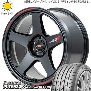 クラウン CX-3 225/45R18 BS ポテンザ アドレナリン RE004 MID RMP TR50 18インチ 8.0J +45 5H114.3P サマータイヤ ホイール 4本SET