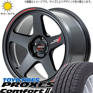 レガシィB4 225/45R18 トーヨータイヤ プロクセス c2s MID RMP TR50 18インチ 7.5J +48 5H100P サマータイヤ ホイール 4本SET