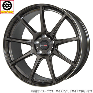 新品 ホイールのみ 1本 18インチ CROSS SPEED HYPER Edition RS9 グロスガンメタ（GGM） 18x8.5J +45 5H100P