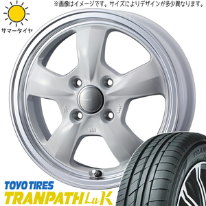 エブリィワゴン NV100リオ 165/60R14 TOYO トランパス LuK グラフト 5S 14インチ 4.5J +45 4H100P サマータイヤ ホイール 4本SET