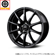 アルミホイール 4本 14インチ シュナイダー スタッグ ストロングガンメタ 14x4.5J +43 4H100P N BOX タント スペーシア_画像1