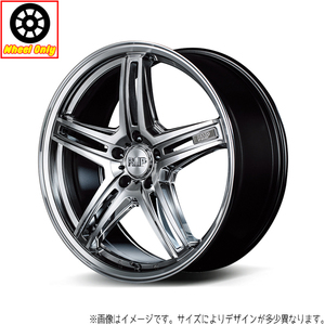 アルミホイール 4本 18インチ 520F ハイパーメタルコート/ポリッシュ 18x7.0J +48 5H100P エクシーガ レガシィ