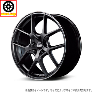 アルミホイール 1本 17インチ 025F セミグロスガンメタ+リムエッジDC+ロゴ 17x7.0J +52 5H112P Aクラス A180 A250