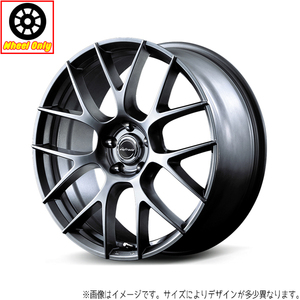 アルミホイール 1本 18インチ Lefinada MOTION3 ハイパーメタルコート 18x8.0J +42 5H114.3P