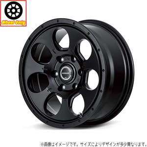 アルミホイール 1本 15インチ マッドエージェント セミグロスBK 15x5.5J +45 6H139.7P NV350 E25 E26 キャラバン