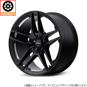 アルミホイール 1本 20インチ TW025 セミグロスBK/アンダーカット 20x9.5J +41 5H114.3P テスラ モデル3 モデルY