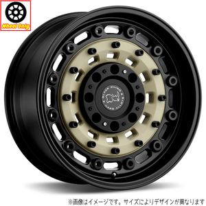 お取り寄せ アルミホイール 4本 18インチ ブラックライノ ARSENAL Sand on Black 18x8 +30 5H114.3P/127P