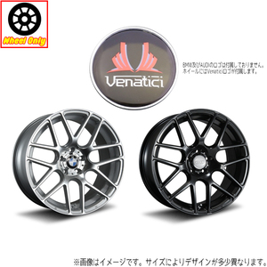 アルミホイール 4本 VENATICI C-72M ヴェナティッチ Dia Cut/Silver 19インチ 9.5J 5H120