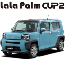 新品 ホイールのみ 1本 12インチ LaLa Palm CUP2 プラチナシルバー＆リムポリッシュ（S/リムP） 12x4.0 +43 4H100P_画像2