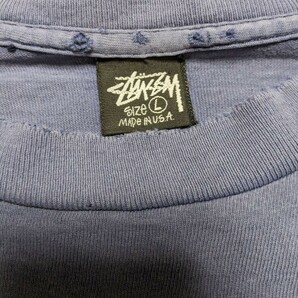 希少 ビンテージ OLD STUSSY Tシャツ 黒タグの画像9