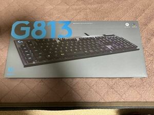 【ほぼ未使用】ロジクール G813 RGBメカニカル ゲーミング キーボード G813-CK クリッキー （カーボンブラック）