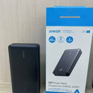 展示品 Anker モバイルバッテリー PowerCore 24000 USB急速充電器 USB Cケーブル 537 735 セット の画像2