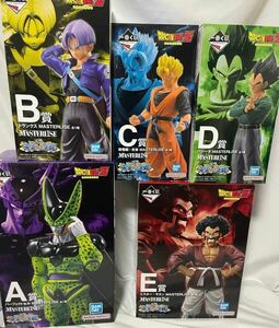 【1円スタート】ドラゴンボール 一番くじ　未来への決闘　 A賞 B賞 C賞 D賞 E賞　5体セット 新品未開封