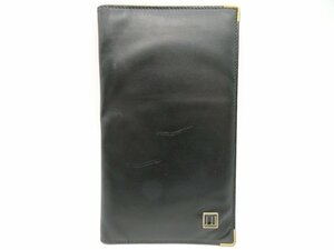 dunhill　ダンヒル　長札入れ　財布　レザー　黒　ブラック　4565