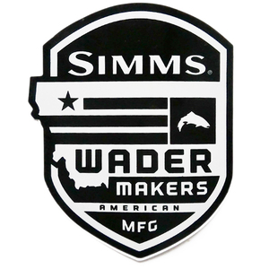 SIMMS シムス ウェーダー メーカー バッジ ステッカー