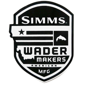 SIMMS シムス ウェーダー メーカー バッジ ステッカーの画像1
