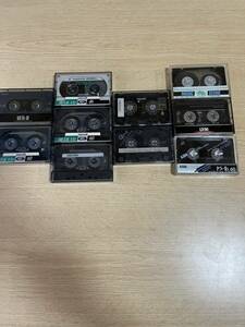 maxell Sony マクセル　ソニー　メタル　ハイポジ　古いカセットテープ　10本