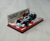 新品未展示 1/43 MINICHAMPS ミニチャンプス 京商別注 ホンダ レーシング F1 2008年 富士スピードウェイ RA108 J. バトン アースカラー #16_画像5