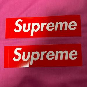 ステッカー Logo シュプリーム Box ボックスロゴ BOX LOGO 2枚