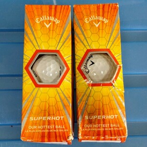 【2箱】Callaway　SUPERHOT　ゴルフボール　キャロウェイ　6個