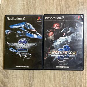 【未チェック】PS2ソフト　アーマード・コア2とアーマード・コア2アナザーエイジ