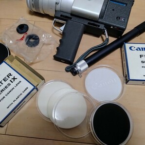 【動作未確認】 Canon AUTO ZOOM 1218 SUPER8 フィルムカメラ C-8 トリガーグリップ レンズ レア 希少 ビンテージ プラ時 8mm？の画像3
