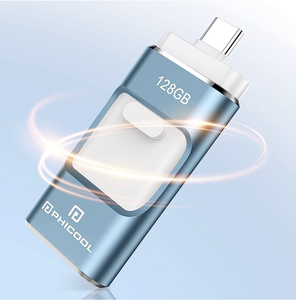 128gb　usbメモリ phone 用 usb メモリー phone usb メモリ フラッシュドライブ usbメモリ スライド式 usb phone対応 iOS/Type-C/USB/Micro