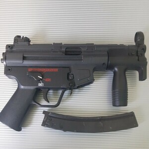 (ジャンク)マルゼン H&K MP5K GBB　 マガジン上部よりガス漏れ 　パーツどり　カスタムベース　レストアベース　SMG コスプレ