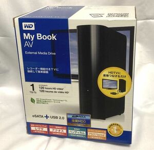 HDDケース WESTERN DIGITAL My Book AV WDBABT0010HBK テレビ録画用外付けハードディスクケース