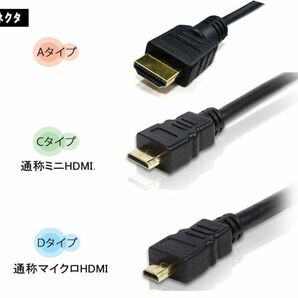 送料無料！HDMIケーブル 2m 金メッキ端子 Etherent/4K,2K対応 ハイスピード Ver1.4 ・ HDMI-2Mの画像3