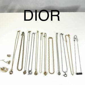 [15 point set summarize ]Christian Dior Christian Dior necklace jewelry accessory CD Logo brand pendant summarize 