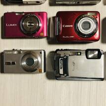 コンパクトデジタルカメラ 15台 動作未確認 LUMIX Canon CASIO SONY OLYMPUS FUJIFILM Nikon _画像4