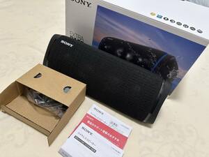 【美品】SONY ワイヤレス ポータブルスピーカー SRS-XB43 BLACK