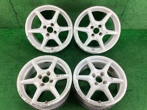 バーディクラブ P-1 P1 レーシング 15インチ ホイール4本 15×6.5J +30 PCD100 58.5mm 4H Buddyclub 軽量 社外アルミ 棚T-7