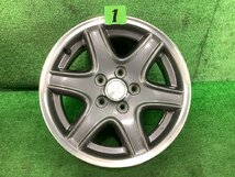 希少 ジープ チェロキー レネゲード K37 純正 アルミ ホイール4本 16インチ クライスラー 16×7J +41.3 PCD114.3 ハブ73mm 5H JEEP 棚T-6_画像3