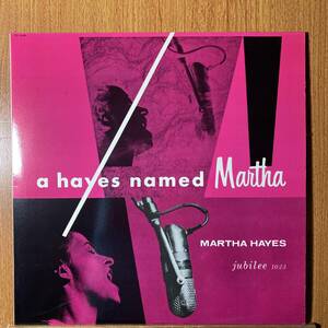 マーサ・ヘイズ★MARTHA HEYES / A HAYES NAMED MARTHA★SPAIN盤 FRESH SOUND RECORDS FSR-582★JUBILEE★美品