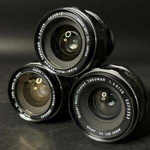 ER1005-10-4 3点まとめ SUPER MULTI COATED TAKUMAR 3.5/28 3.5/35 3.5/28 レンズ まとめ 60サイズ 　