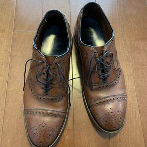 Allen Edmonds アレン・エドモンズ ストランド STRAND ストレートチップ ドレスシューズ USED 革靴 レザーシューズ US7Eの画像2