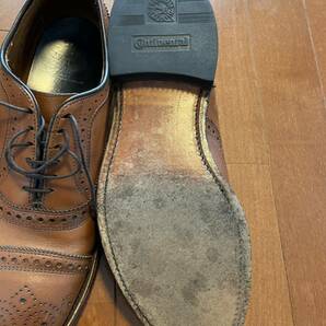 Allen Edmonds アレン・エドモンズ ストランド STRAND ストレートチップ ドレスシューズ USED 革靴 レザーシューズ US7Eの画像4