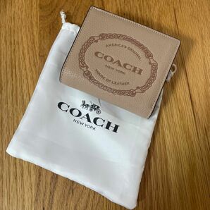 COACH 二つ折り財布 新品未使用　