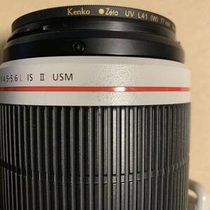 Canon キャノン EF100-400mm F4.5-5.6L IS II USM 【実用品】プロテクトフィルター付き Kenko Zeta UV 送料無料 カビや曇りは目視でなしの画像4