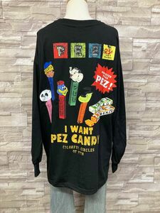 PEZ BIGロンTシャツ　ブラック