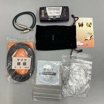 ◆◇[9] 大正琴　月光　動作未確認　琴伝流　チューナー　譜面台　ハードケース付き　美品　05/062109ｍ◇◆_画像7