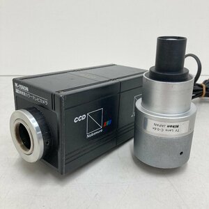 **[5] microscope color tv camera Nikon C-0.6x IK-1580N AC adaptor set electrification verification settled 06/042305m**