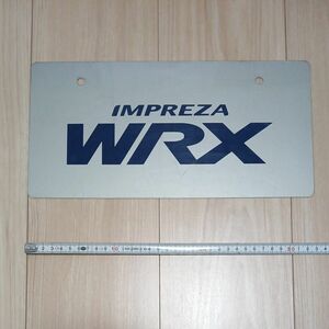 ナンバープレート　スバル　インプレッサ GD型　WRX マスコットプレート　撮影　オフ会　 展示用
