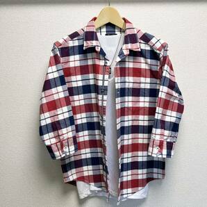 MEN'S BIGI 七分袖シャツ チェックシャツ トップス 日本製の画像8