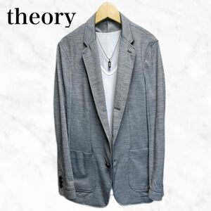 theory テーラードジャケット　グレー　シンプル　羽織もの